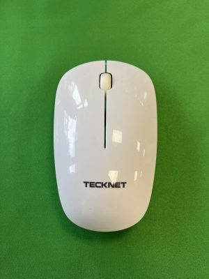 White gloss TECKNET wireless mouse