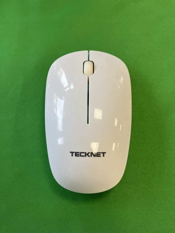 White gloss TECKNET wireless mouse